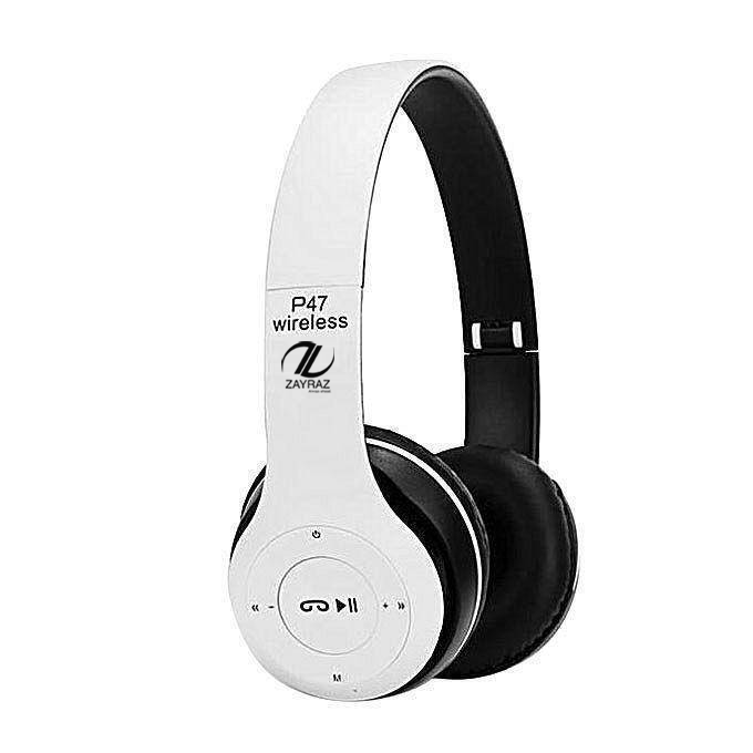 P47 Wireless Headphones Bluetooth Stereo Head phones Foldable Headset