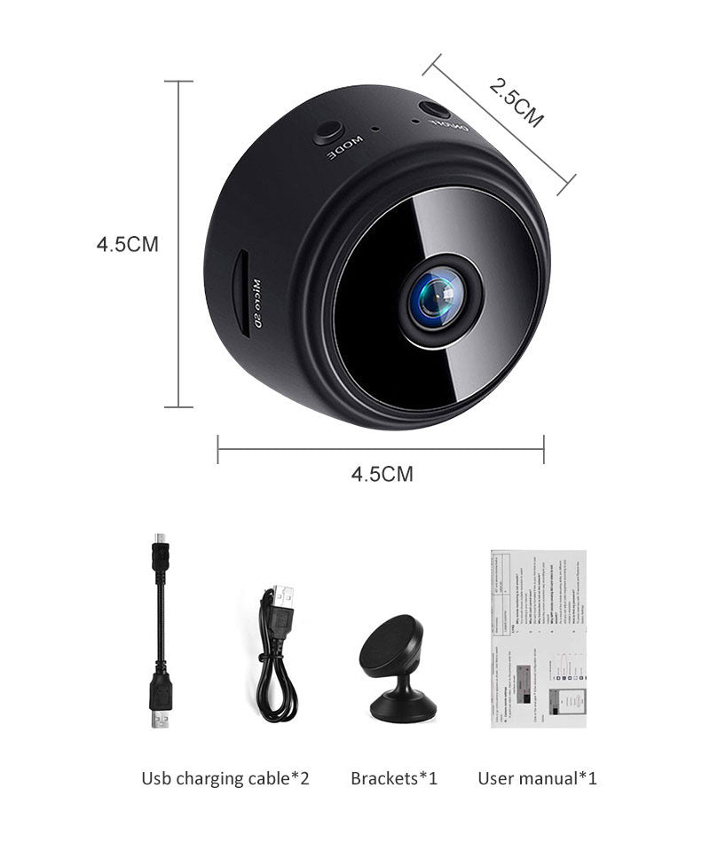 Mini Wifi Camera With A9 Surveillance Security