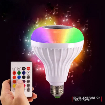 Led Smart Light Bulb With Built-in Speaker And Remote Control