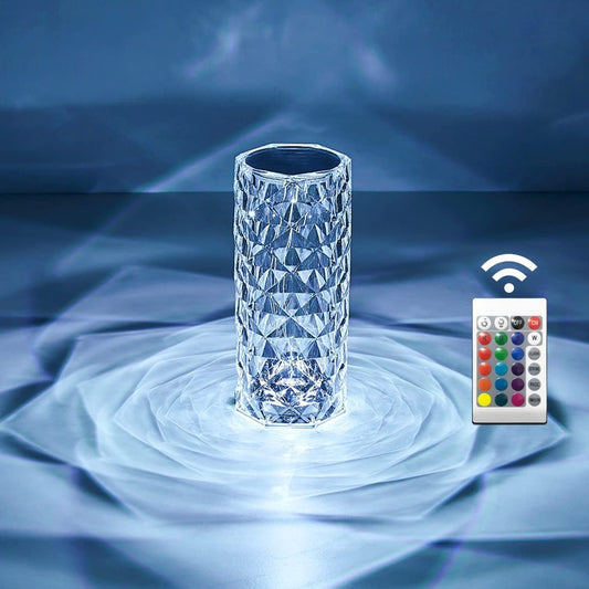 Rechargeable USB Crystal Table Lamp