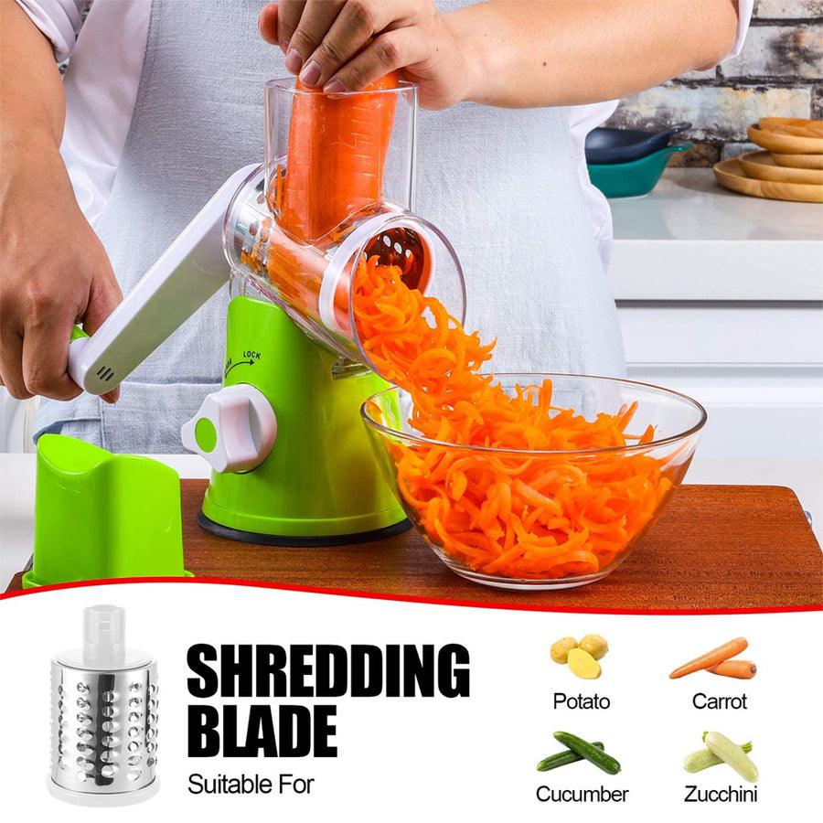 Manual Rotary Vegetable Cutter Slicer - CozyDudes 