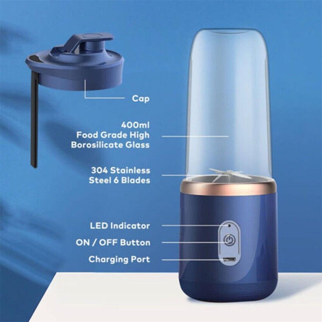 Mini Portable USB Rechargeable Juicer