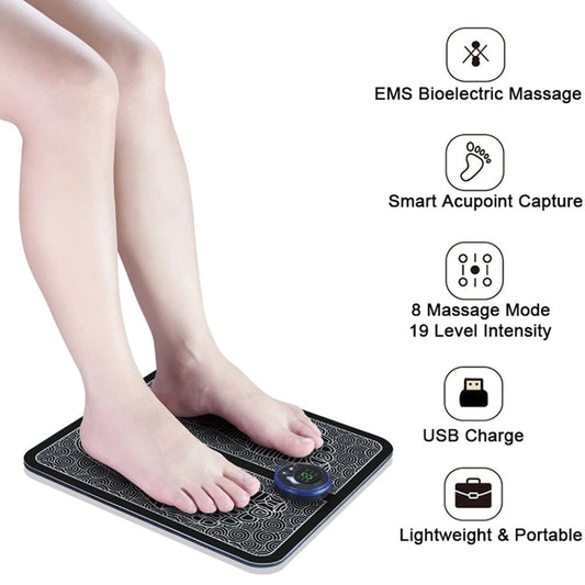 Electric EMS Foot Massager Pad