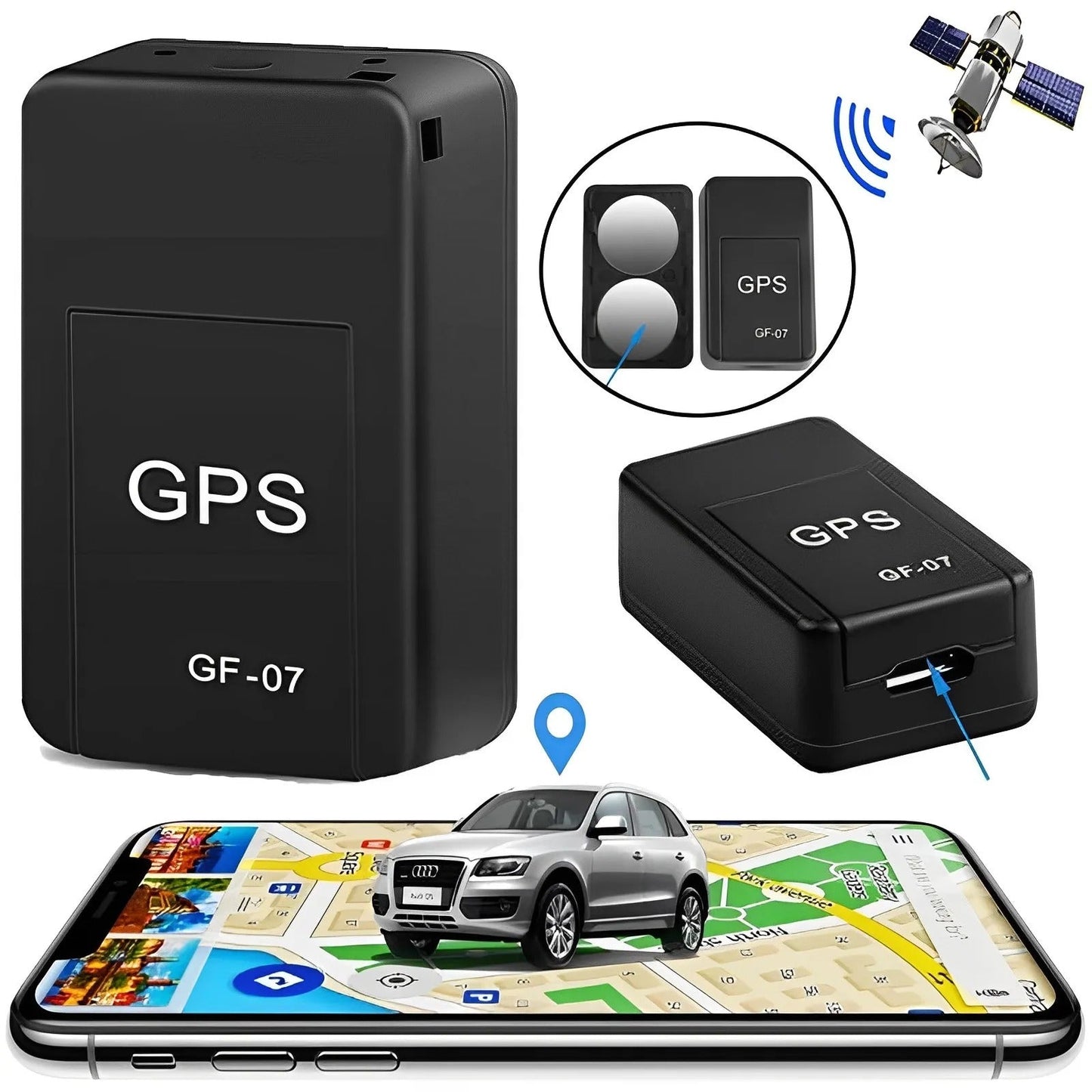 GF07 Magnetic Mini Car Real-Time Locator