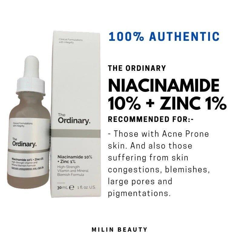 Orginal Ordinary Niacinamide 10%+Zinc 1% Face Serum - CozyDudes 