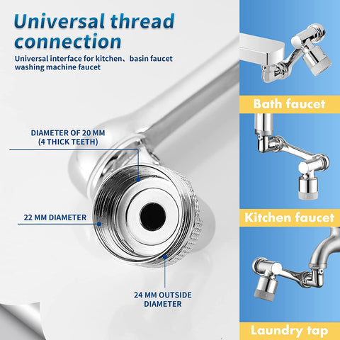 Universal 1080° Splash Filter Faucet