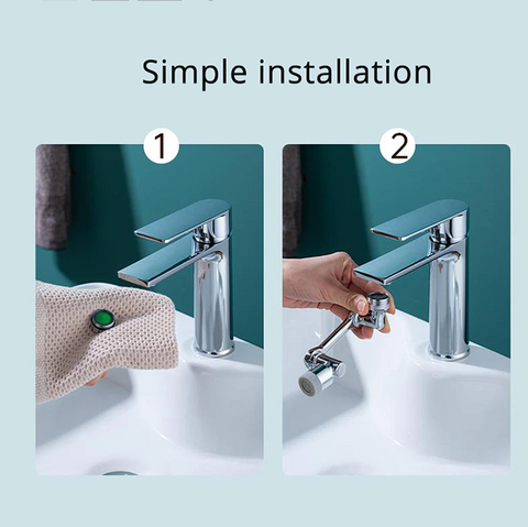 Universal 1080° Splash Filter Faucet